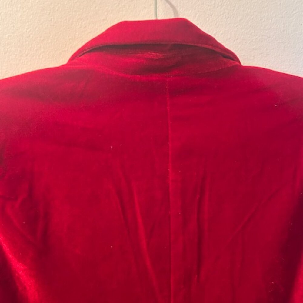 Free People MINKPINK Rich Ruby Velvet Lined Injection Blazer - Picture 11 of 16
